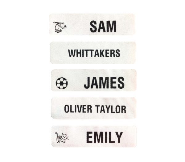 50 Printed Name Labels