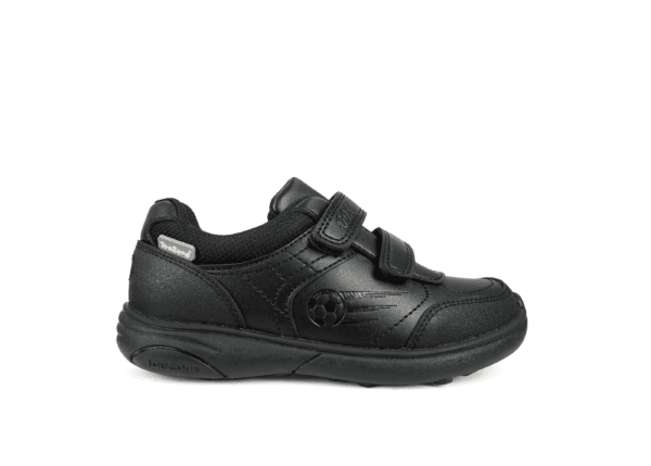 ACE Black Football Boys' School Shoes - Image 2