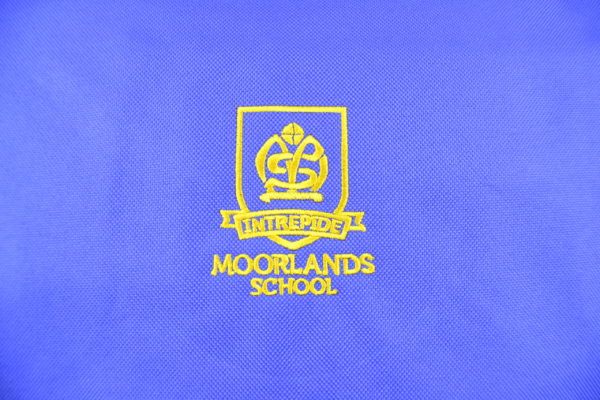 Moorlands Purple Bookbag - Image 2