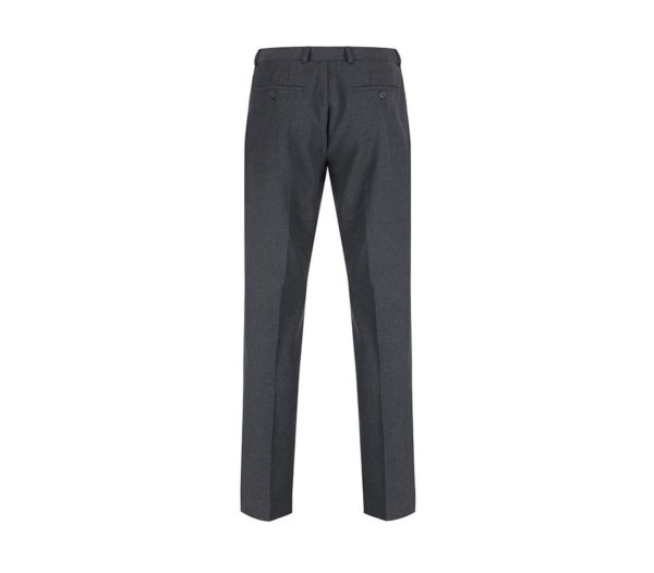 Grey Slim Fit Trousers - Image 2