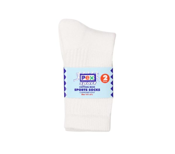 PE Sports Socks Twin Pack