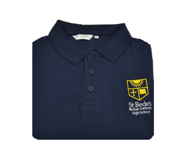 St Bede's Navy PE Polo