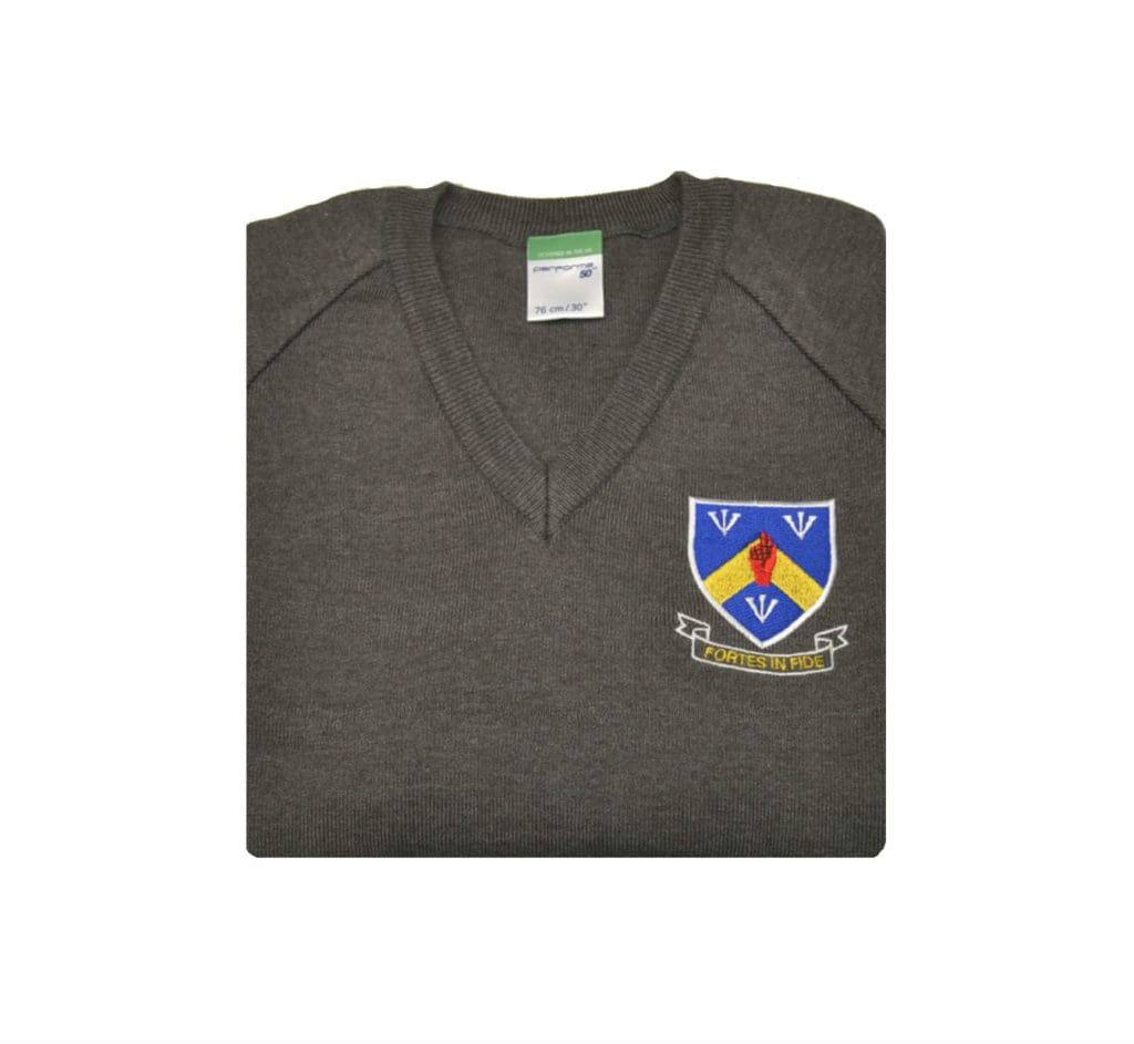 St Edmund Arrowsmith Grey Jumper - Whittakers School Wear