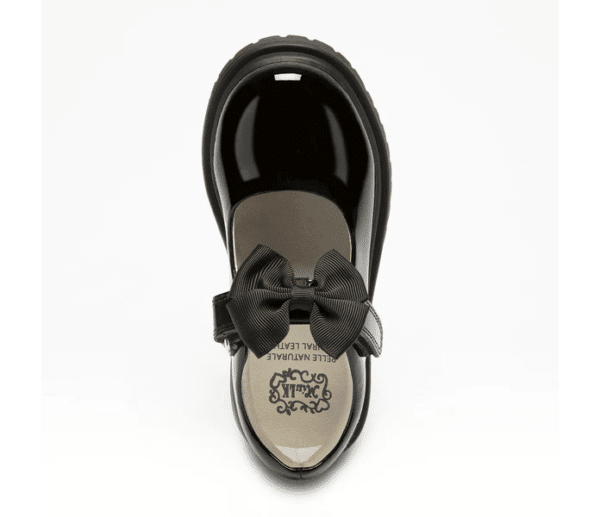 Lelli Kelly Maisie Black Bow Patent School Shoes