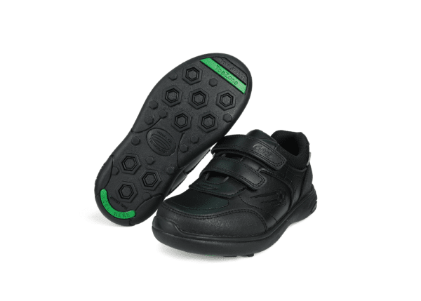 ACE Black Football Boys' School Shoes - Image 3