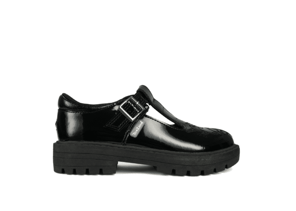 ADEL Patent Coated Leather T-Bar Unicorn Girls' School Shoes - Image 2